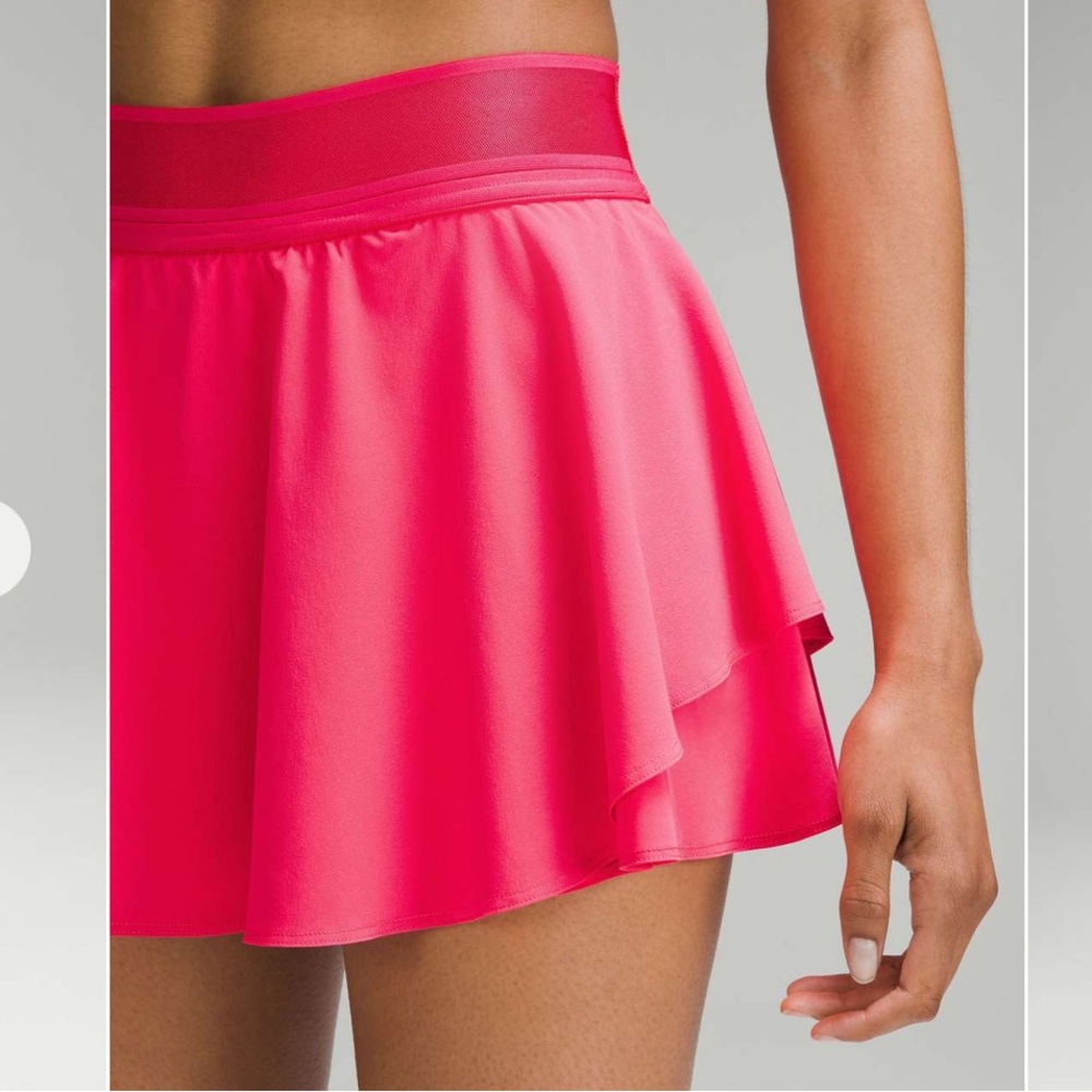 Lululemon Court Rival High Rise Skirt Built In Shorts In Lip Gloss Size 2 - Picture 3 of 11
